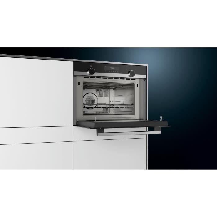 SIEMENS - CM585AGS0 Four intégrable compact - Fonction micro-ondes - 44L - Inox - Photo n°2