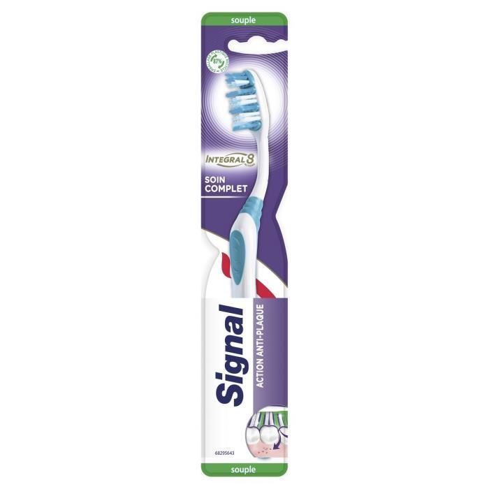 SIGNAL Brosse a dents Integral 8 Soin complet - Souple - Photo n°1