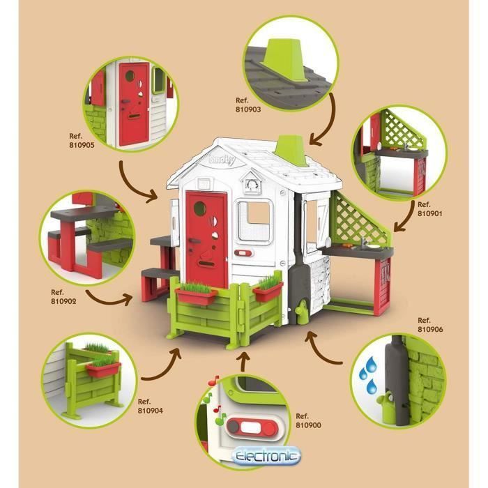 SMOBY - Maison de Jardin Néo Juralodge Personnalisable - Photo n°4