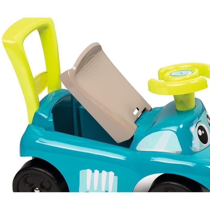 SMOBY - Porteur Auto Enfant Bleu - Photo n°4