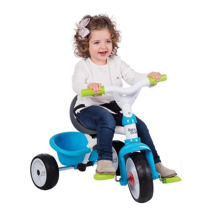 SMOBY Tricycle Baby Driver Confort Evolutif Bleu - Photo n°4