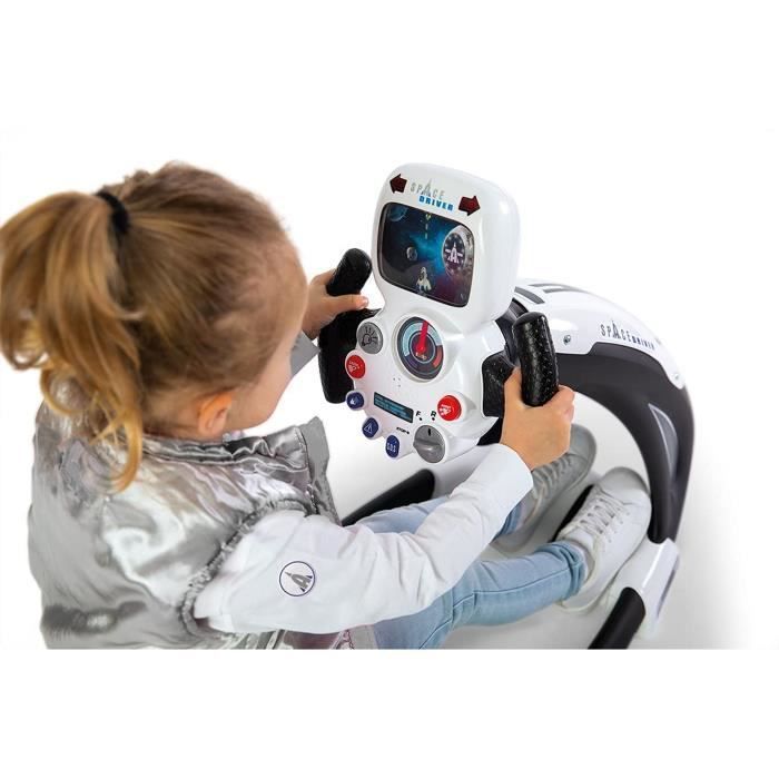 Smoby - V8 Driver Space - Simulateur de Conduite pour Enfant - Navette Spatiale - Volant Electronique - Sons et Lumieres - Photo n°4