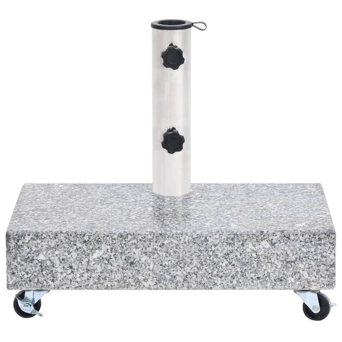 Socle de parasol Gris clair 45x25x8,3 cm Granite - Photo n°2