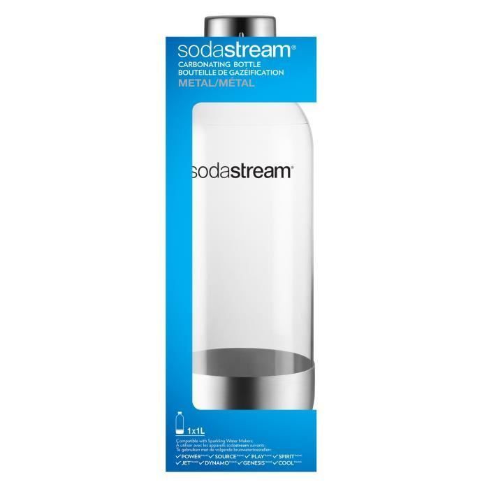 SODASTREAM Bouteille de gazéification grand modele base métal - Photo n°1