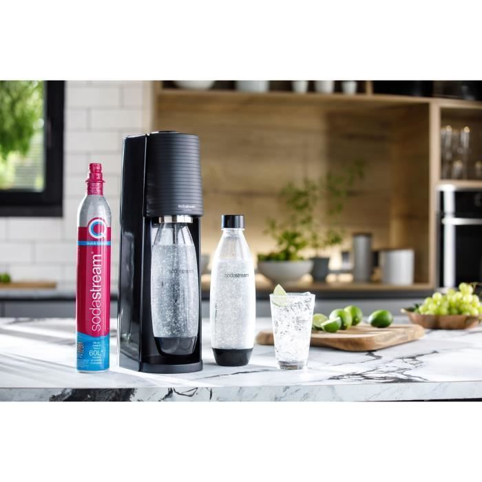 SODASTREAM TERRANLV - Machine TERRA Noire Pack 2 bouteilles LV + 1 cylindre d'échange CQC - Photo n°6