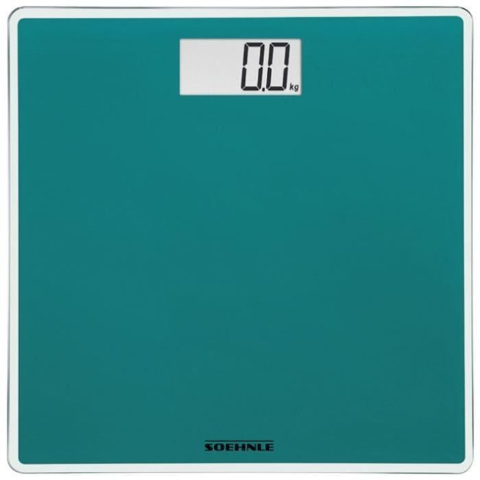 SoeHNLE Pese-personne Electronique Compact 200 - 180 kg/100g - Bleu - Photo n°1
