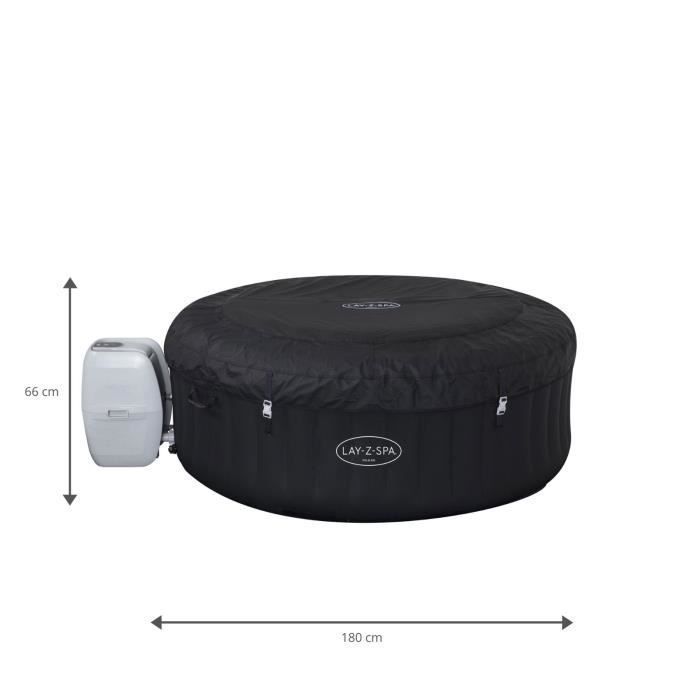 Spa gonflable BESTWAY Lay-Z-Spa Miami - 2 a 4 personnes - Rond - 180 x 66 cm - Photo n°2