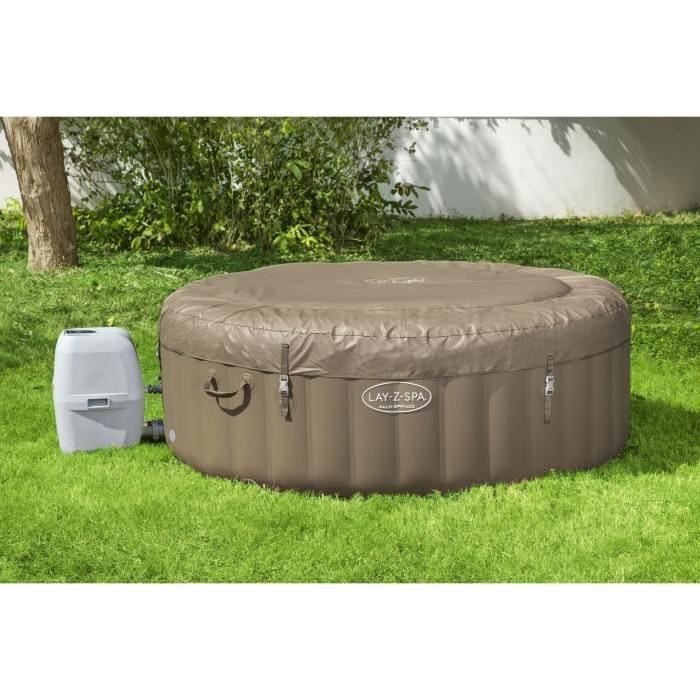 Spa Gonflable BESTWAY Lay-Z-Spa Palm Spring Pour 4-6 personnes Rond 196x71 cm - Photo n°5