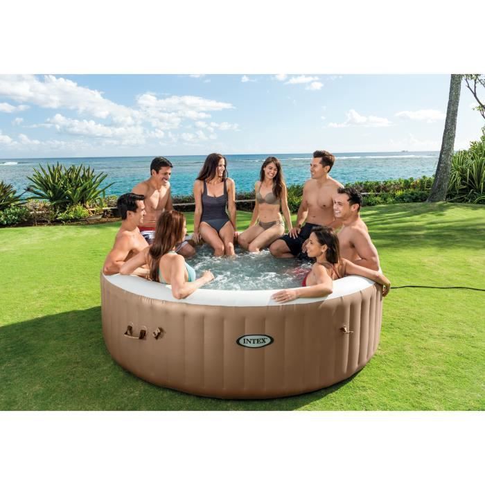 Spa gonflable INTEX - Sahara - 236 x 71 cm - 8 places - Rond - Photo n°4