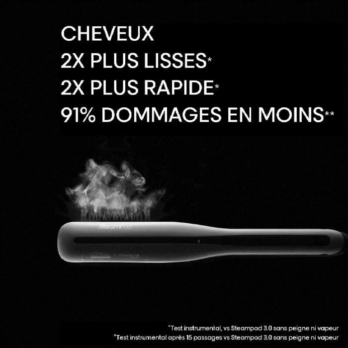 Steampod 3.0 - Lisseur Vapeur Professionnel 2-en-1 - L'Oréal Professionnel Paris - Photo n°5