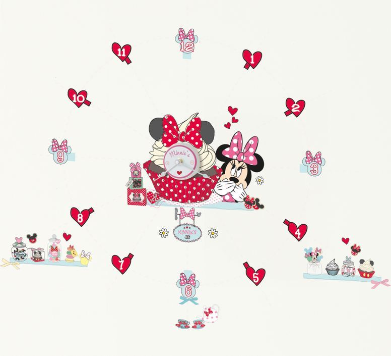 Stickers Horloge Minnie Mouse - Photo n°2