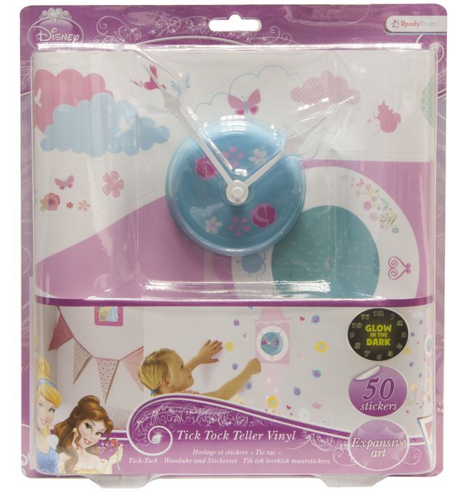 Stickers Horloge Princesse Disney - Photo n°3