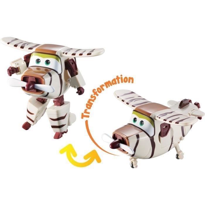 SUPER WINGS  TRANSFORMING BELLO  Avion Jouet Transformable et Figurine Robot 12 cm  Jouet Enfant 3 ans+ - Photo n°3