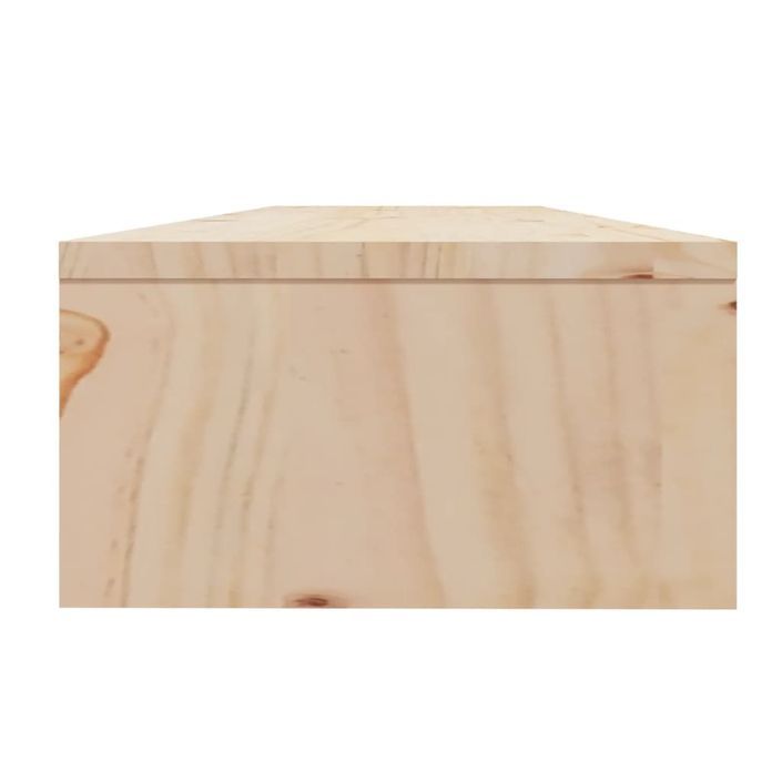 Support de moniteur 100x24x13 cm Bois de pin solide - Photo n°6