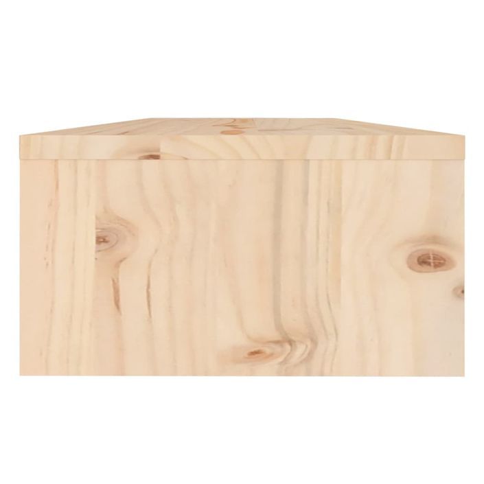 Support de moniteur 50x24x13 cm Bois de pin solide - Photo n°6