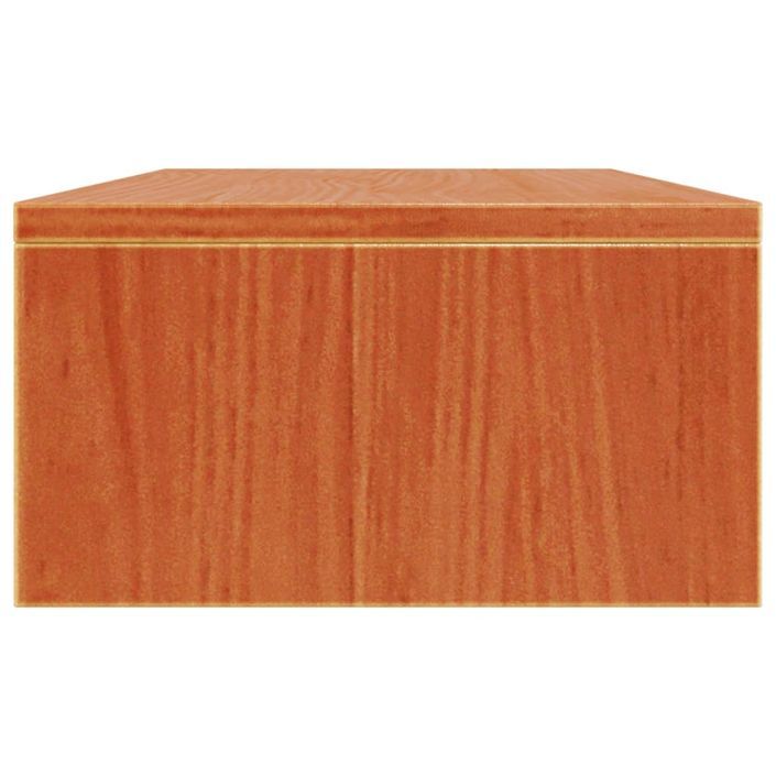 Support de moniteur marron miel 50x24x13 cm bois de pin solide - Photo n°6