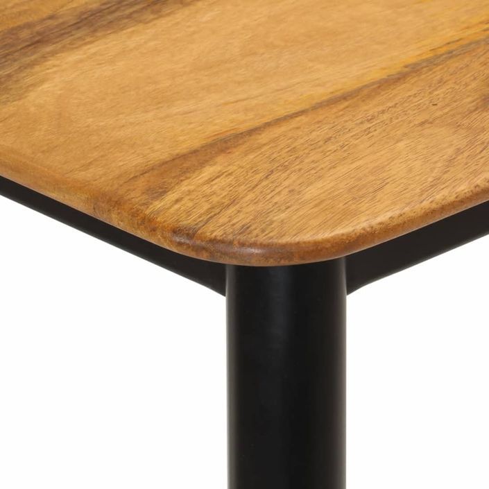 Table à dîner 112x52x76 cm bois de manguier massif et fer - Photo n°4