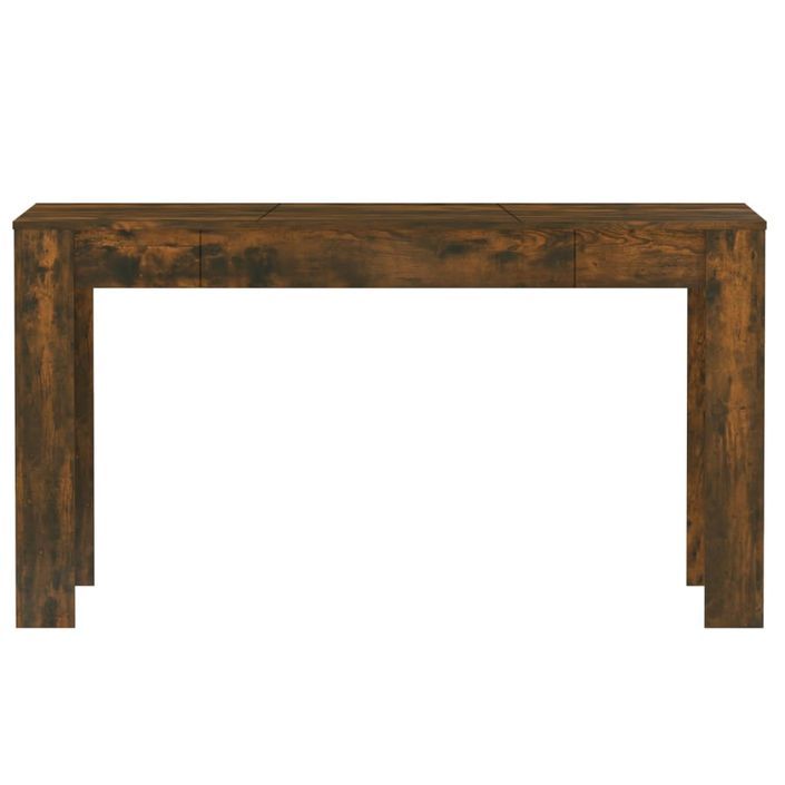 Table à dîner Chêne fumé 140x74,5x76 cm Bois d'ingénierie - Photo n°3