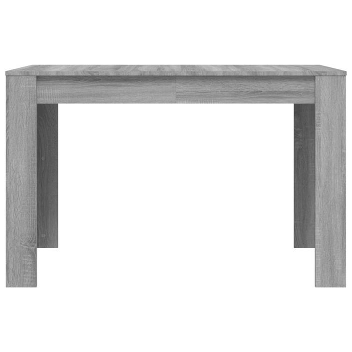 Table à dîner sonoma gris 120x60x76 cm bois d'ingénierie - Photo n°4