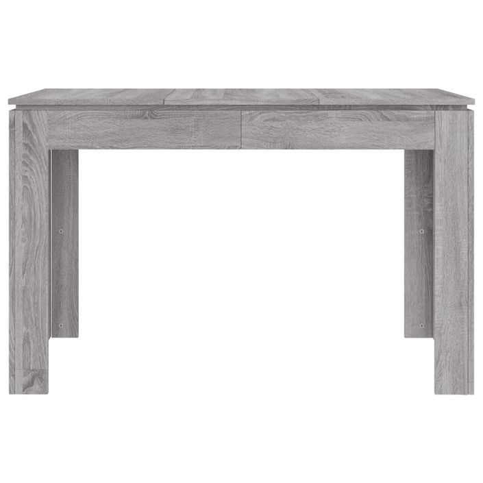 Table à dîner sonoma gris 120x60x76 cm bois d'ingénierie - Photo n°4