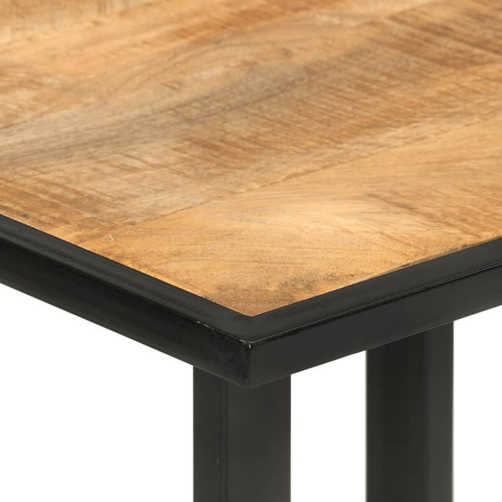 Table à manger 110x55x75,5 cm bois de manguier massif - Photo n°4