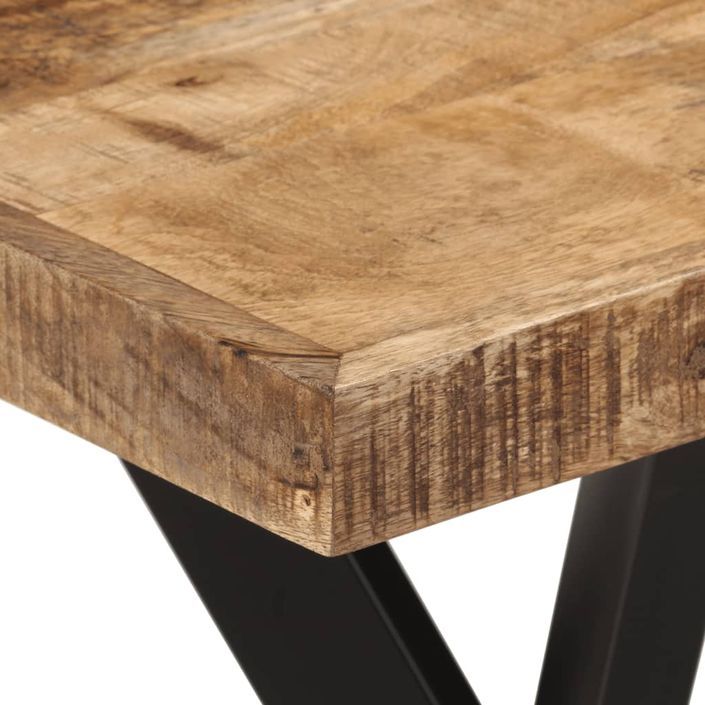 Table à manger 110x55x75 cm bois de manguier massif - Photo n°5