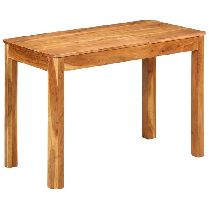 Table à manger 110x55x76 cm bois d'acacia massif - Photo n°1
