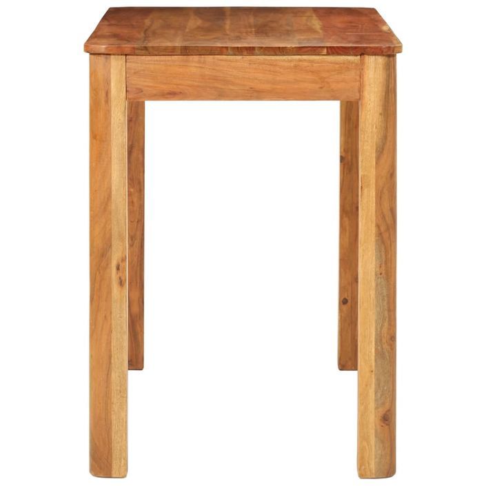 Table à manger 110x55x76 cm bois d'acacia massif - Photo n°3