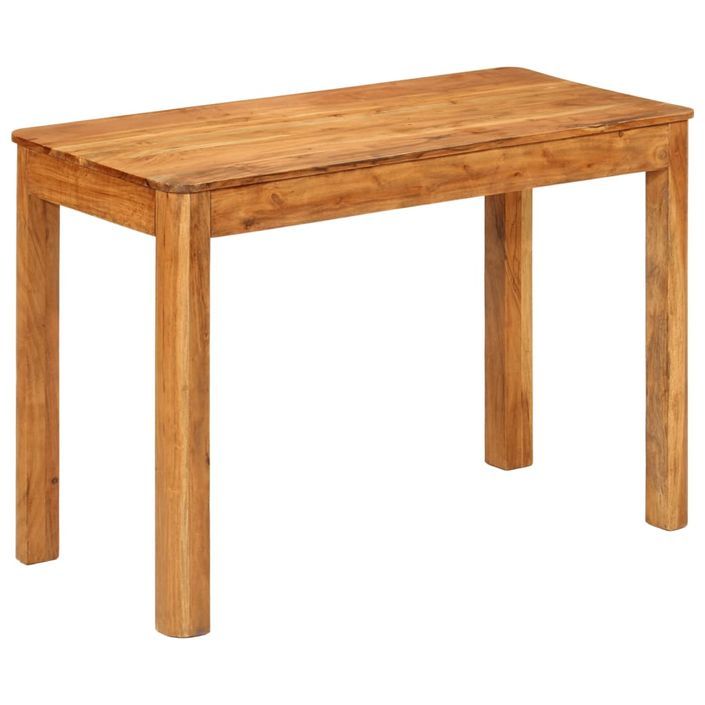 Table à manger 110x55x76 cm bois d'acacia massif - Photo n°8