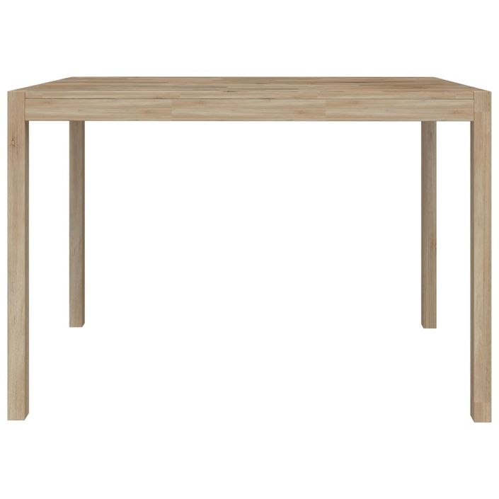 Table à manger 110x70x75 cm bois d'acacia solide - Photo n°4