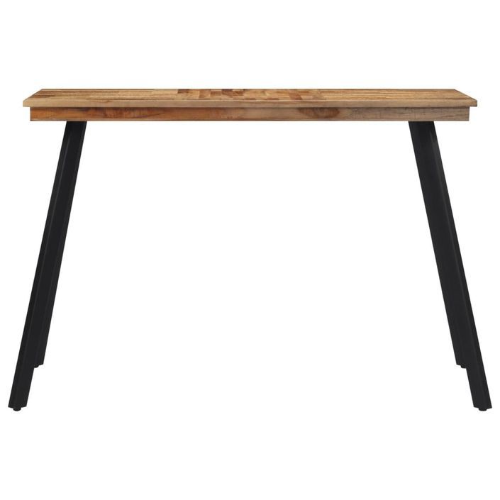 Table à manger 120x62x76 cm bois massif de teck - Photo n°2