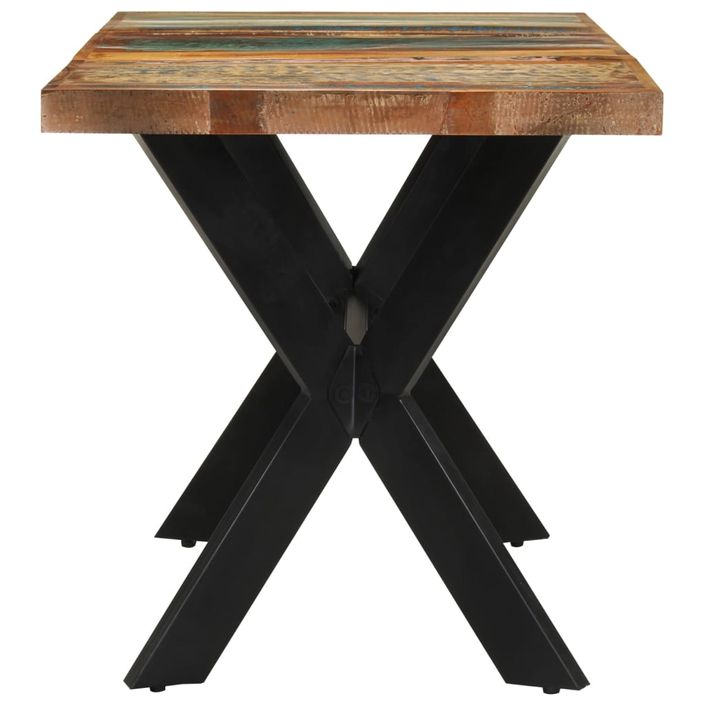 Table à manger 140x70x75 cm bois massif de récupération - Photo n°3