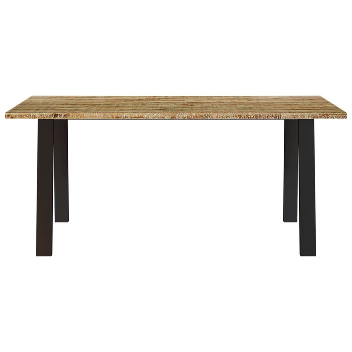 Table à manger 150x90x75 cm bois d'acacia solide - Photo n°4