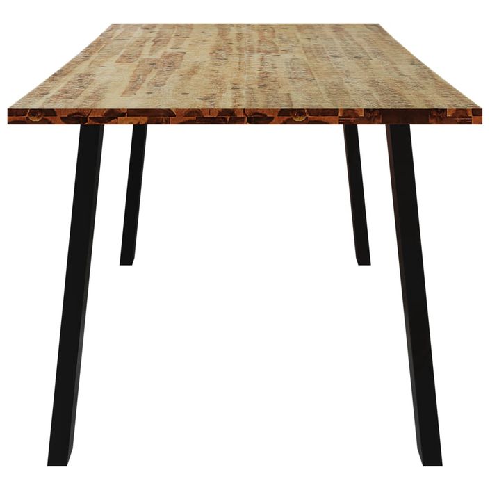 Table à manger 150x90x75 cm bois d'acacia solide - Photo n°5