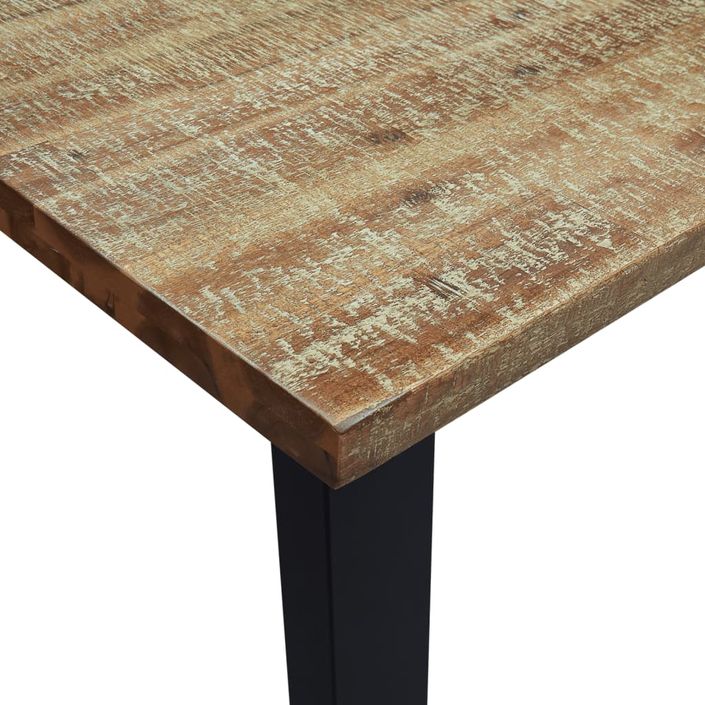 Table à manger 150x90x75 cm bois d'acacia solide - Photo n°7