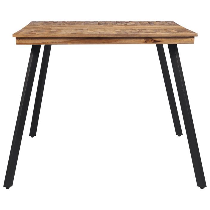 Table à manger 169x98,5x76 cm bois massif de teck - Photo n°3