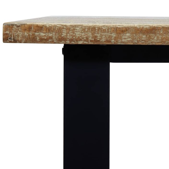 Table à manger 200x90x75 cm bois d'acacia solide - Photo n°8