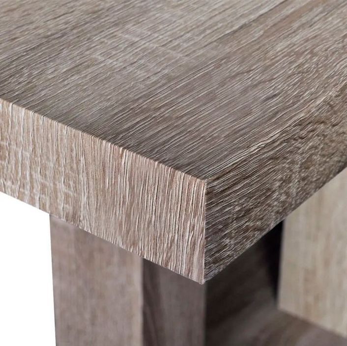 Table à manger bois chêne clair Plum 120 cm - Photo n°4