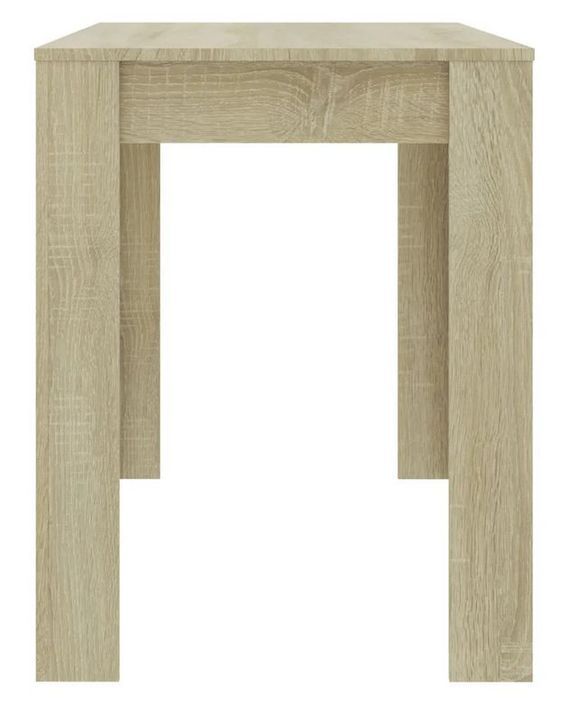 Table à manger bois chêne clair Kinsa 120 cm - Photo n°5
