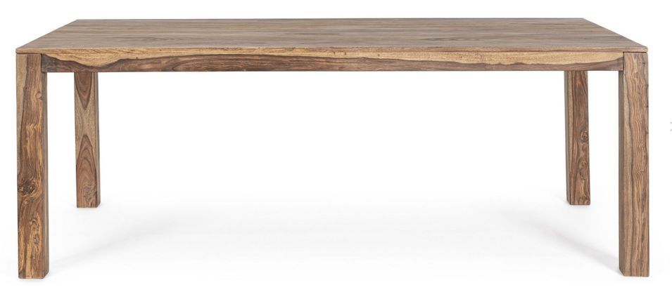 Table à manger bois clair de Sheesham Klazik 200 cm - Photo n°2