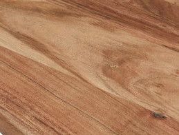 Table à manger bois massif et pieds en croix acier chromé Kiwa 240 cm - Photo n°4