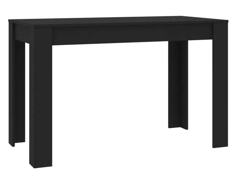 Table à manger bois noir Kinsa 120 cm - Photo n°1