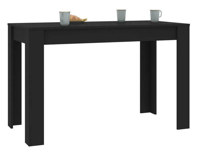 Table à manger bois noir Kinsa 120 cm - Photo n°3