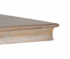 Table à manger carrée provençal bois de mangue clair décapé Pastol - Photo n°4