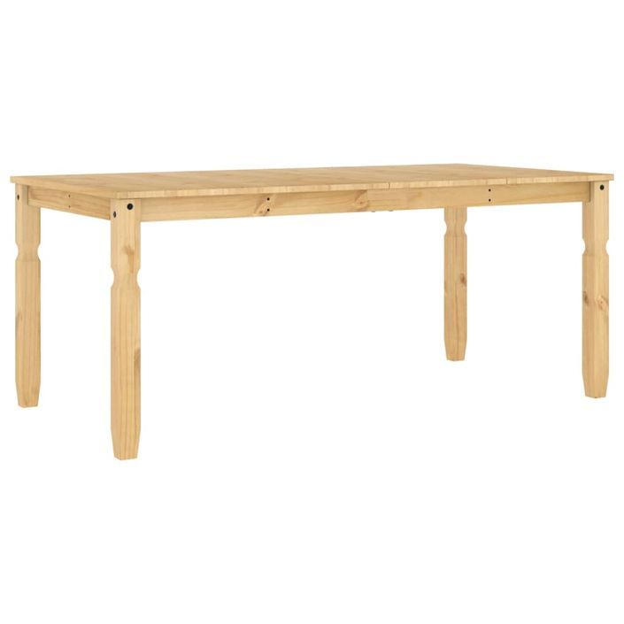 Table à manger Corona 180x90x75 cm bois massif de pin - Photo n°6