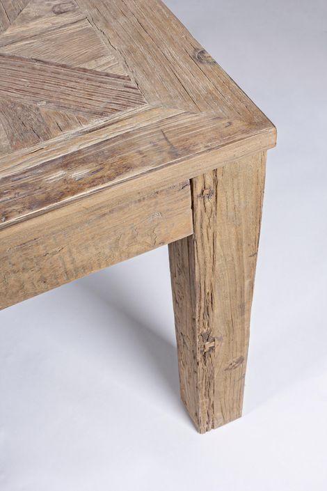 Table à manger en bois d'orme recyclé Kaira L 160 cm - Photo n°4