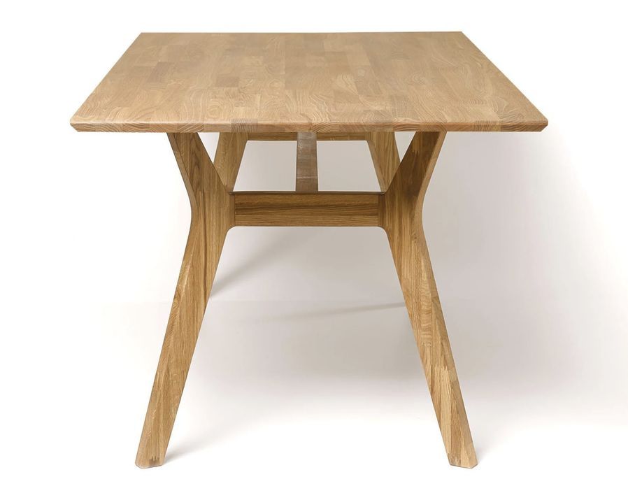 Table à manger en bois de chêne massif Osword 170 cm - Photo n°4