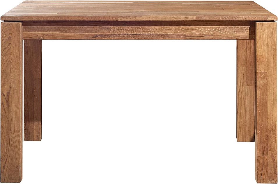 Table à manger en bois de chêne massif Ritza 120 cm - Photo n°4
