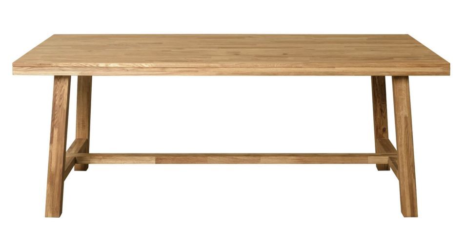 Table à manger en bois de chêne massif Ritza 200 cm - Photo n°2