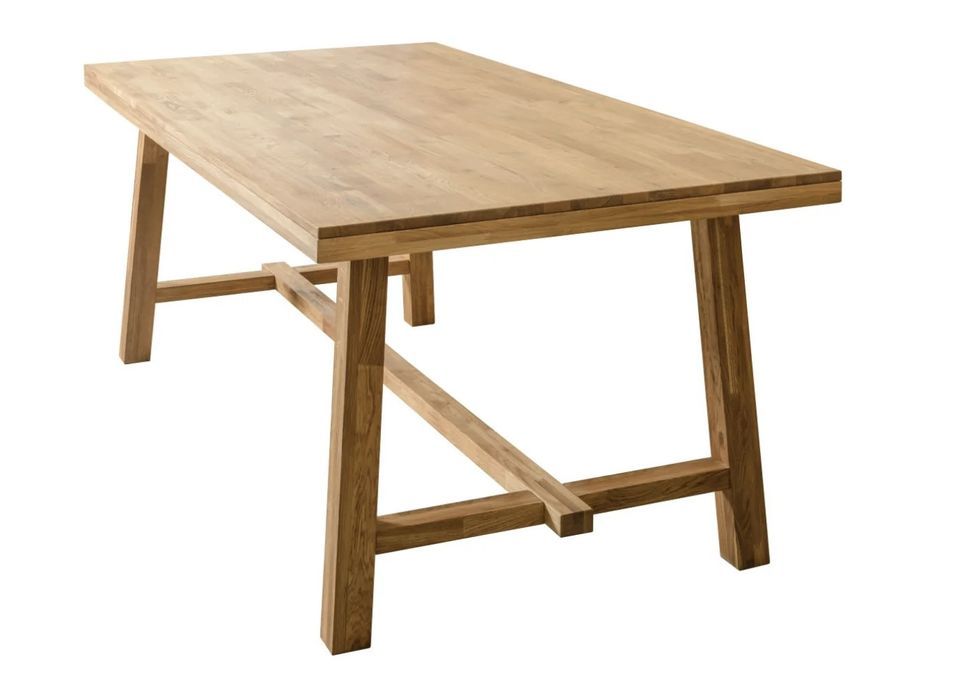 Table à manger en bois de chêne massif Ritza 200 cm - Photo n°3